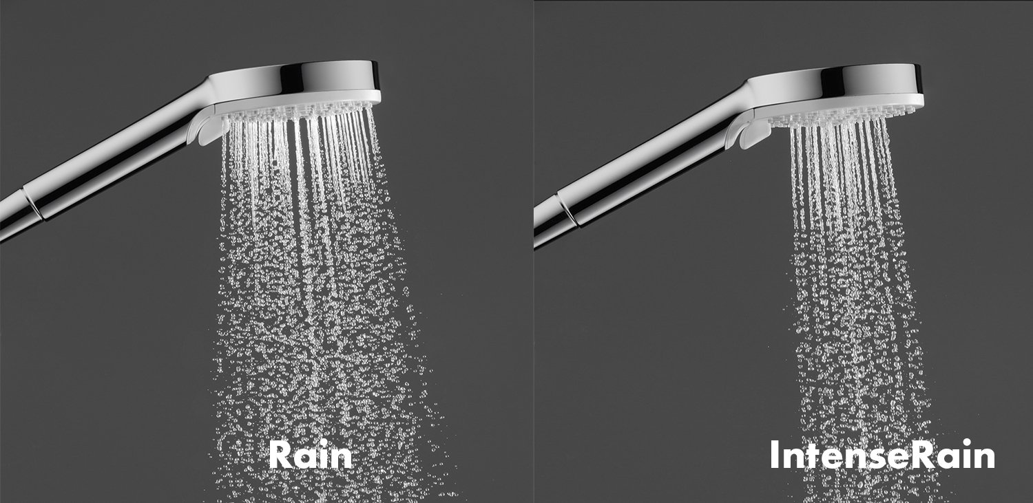 Hansgrohe Crometta 100 Vario Green 6 l/min Shower Set with 65 cm Adjustable Shower Rail - Water Saving Eco Showerhead for Bathroom & Spa Relaxation