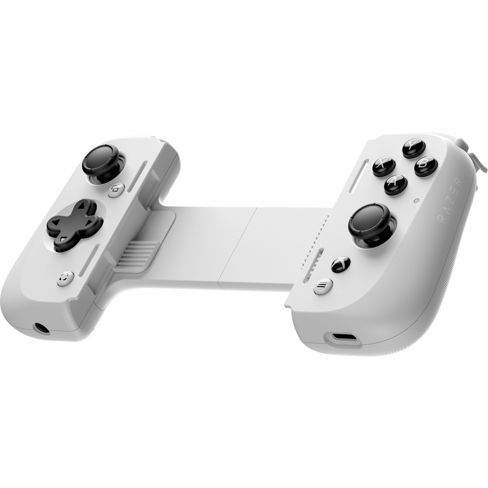 Razer Kishi V2 Pro Mobile Game Controller for Android - Xbox Edition with HyperSense Haptics | Universal Fit | Stream PC & Xbox Games | Play Touchscreen Games | Includes 1 Month Xbox Game Pass | White - Perfect for Mobile Gaming On-The-Go, Cloud Gaming & Console-Like Experience Anywhere