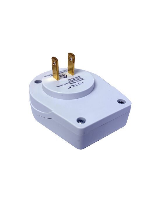 Tosca TCA066 Universal Travel Adapter for Japan - White | Compact & Lightweight Power Converter for US to Japan Outlets | Perfect for Business Trips, Vacations & Charging Devices Abroad