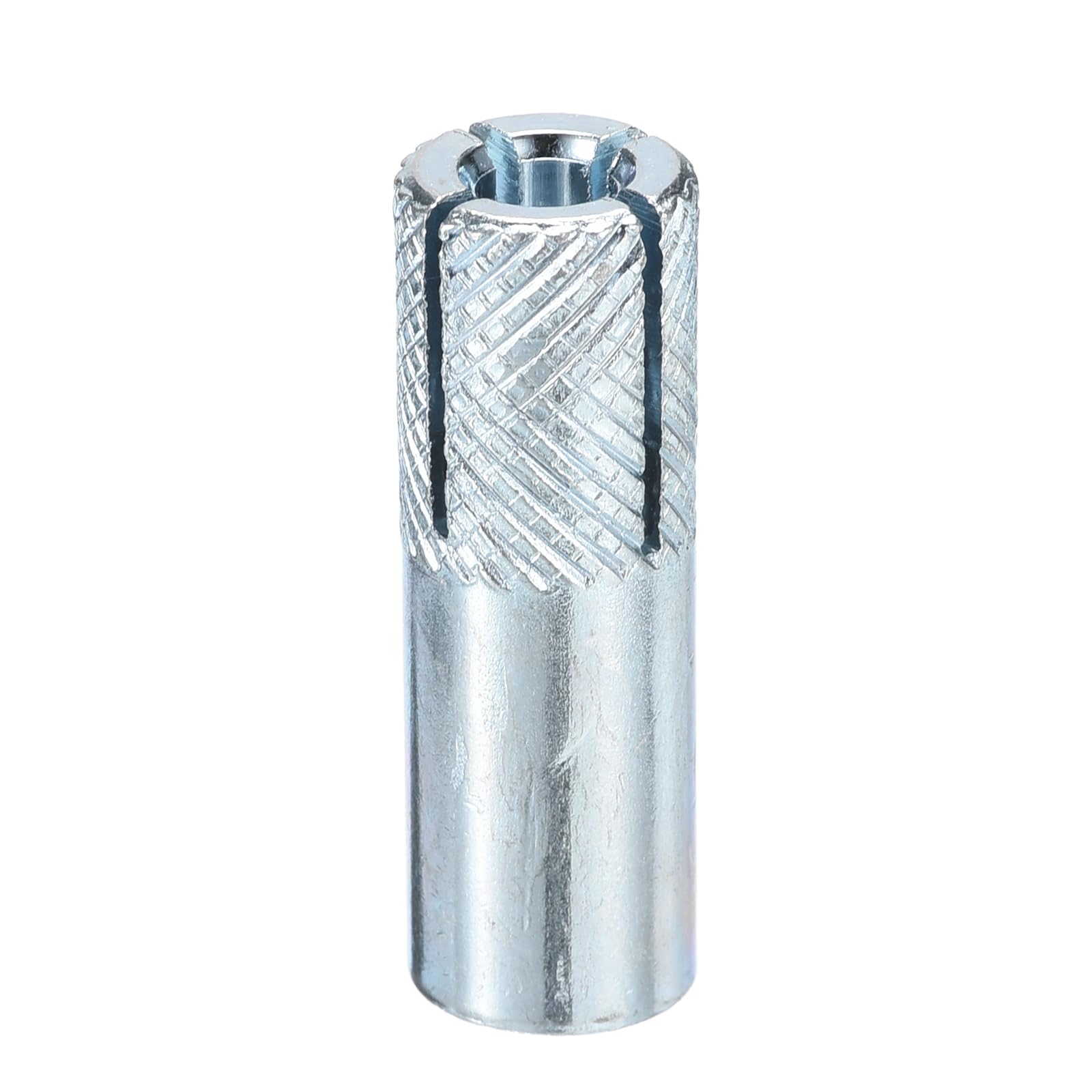 50 Pack M8 x 30mm Carbon Steel Drop-in Anchors for Drywall, Hollow Bricks & Plaster - Heavy Duty Sleeve Expansion Anchors (Silver) - Perfect for Wall Mounting, Shelving & Home Renovation Projects