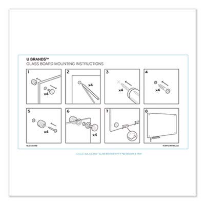 U Brands Magnetic Dry Erase Board 35