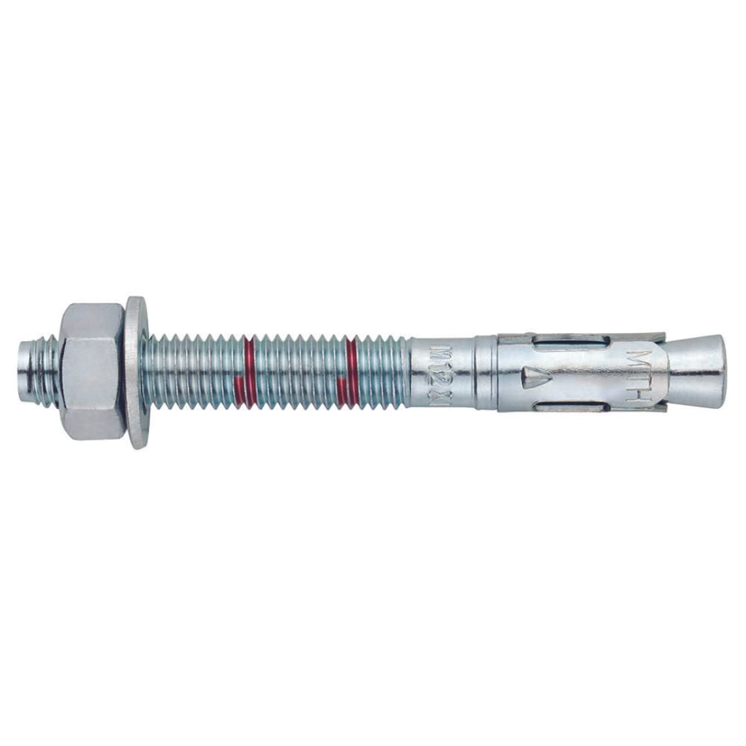 Heavy Duty Male Anchors - Pack of 50 High Load Fixing Systems with ETE Approved Option 7 Screw Coating (AH10210) - Perfect for Construction, Concrete Mounting & Structural Support