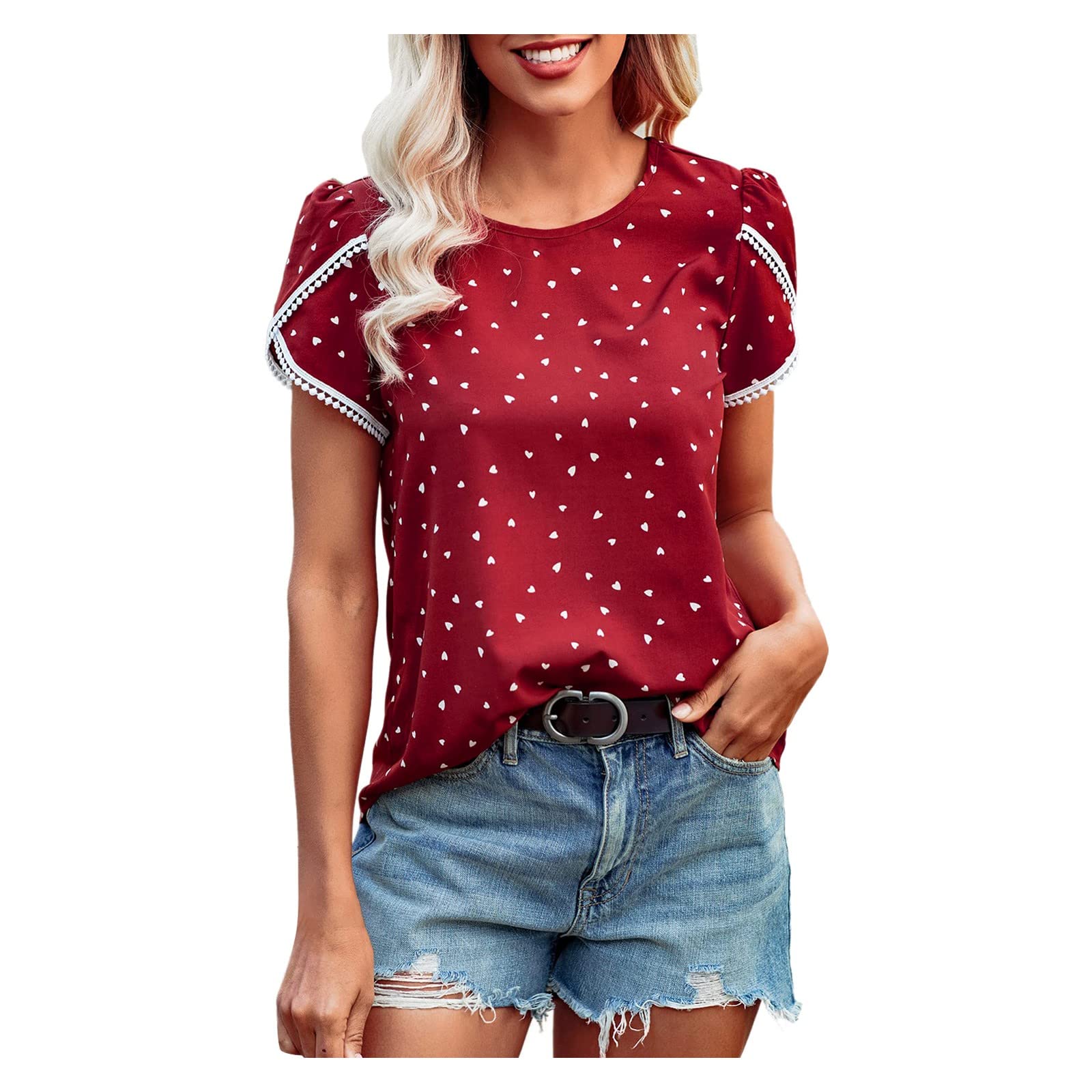 Women's Loose Fit Stylish Daily Top - Medium Sleeve Casual Shirt for Work, Outing & Everyday Wear
