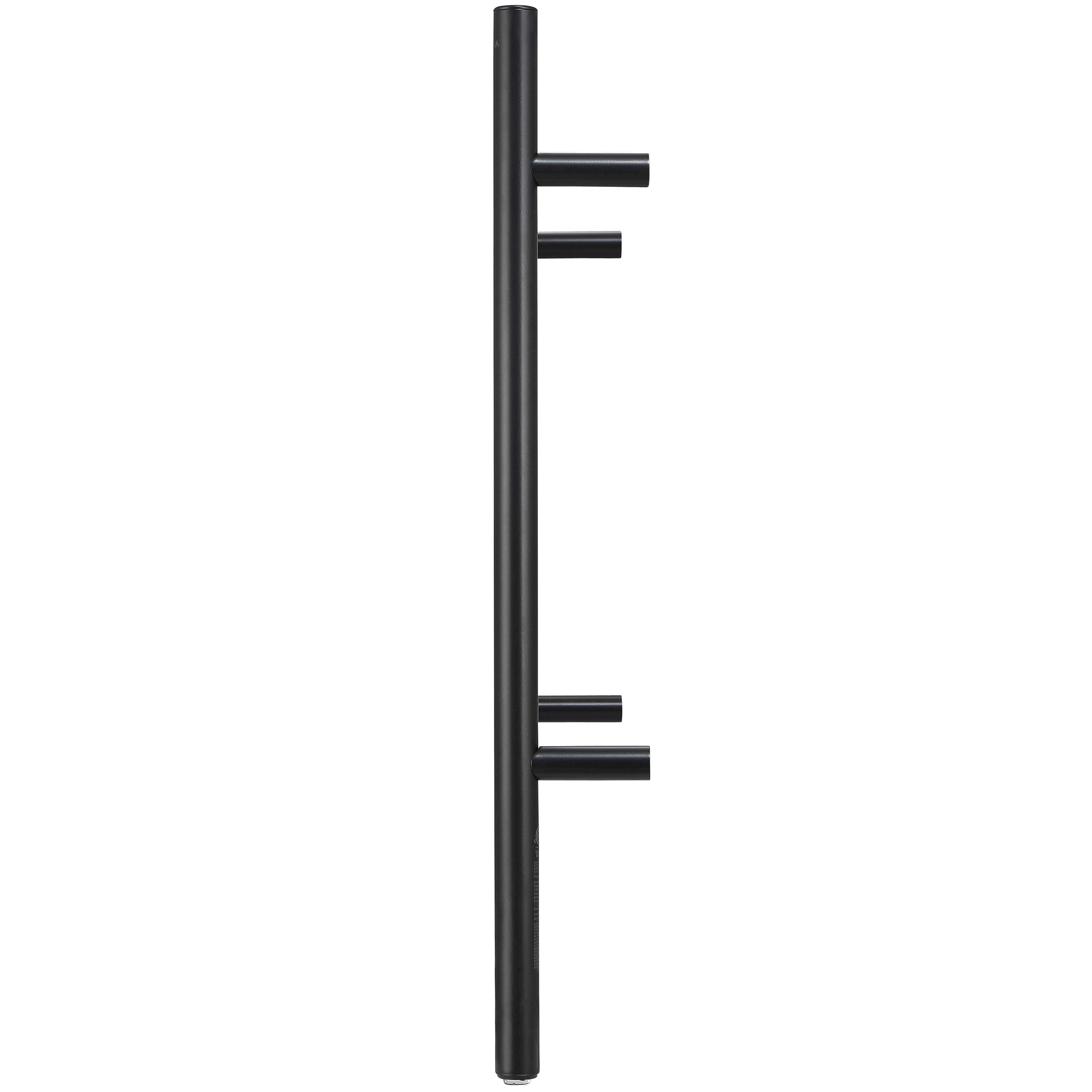 Prestige OBT 8 Bar Wall Mounted Towel Warmer with Built-in Timer - Matte Black Finish | Bathroom Luxury & Spa Experience