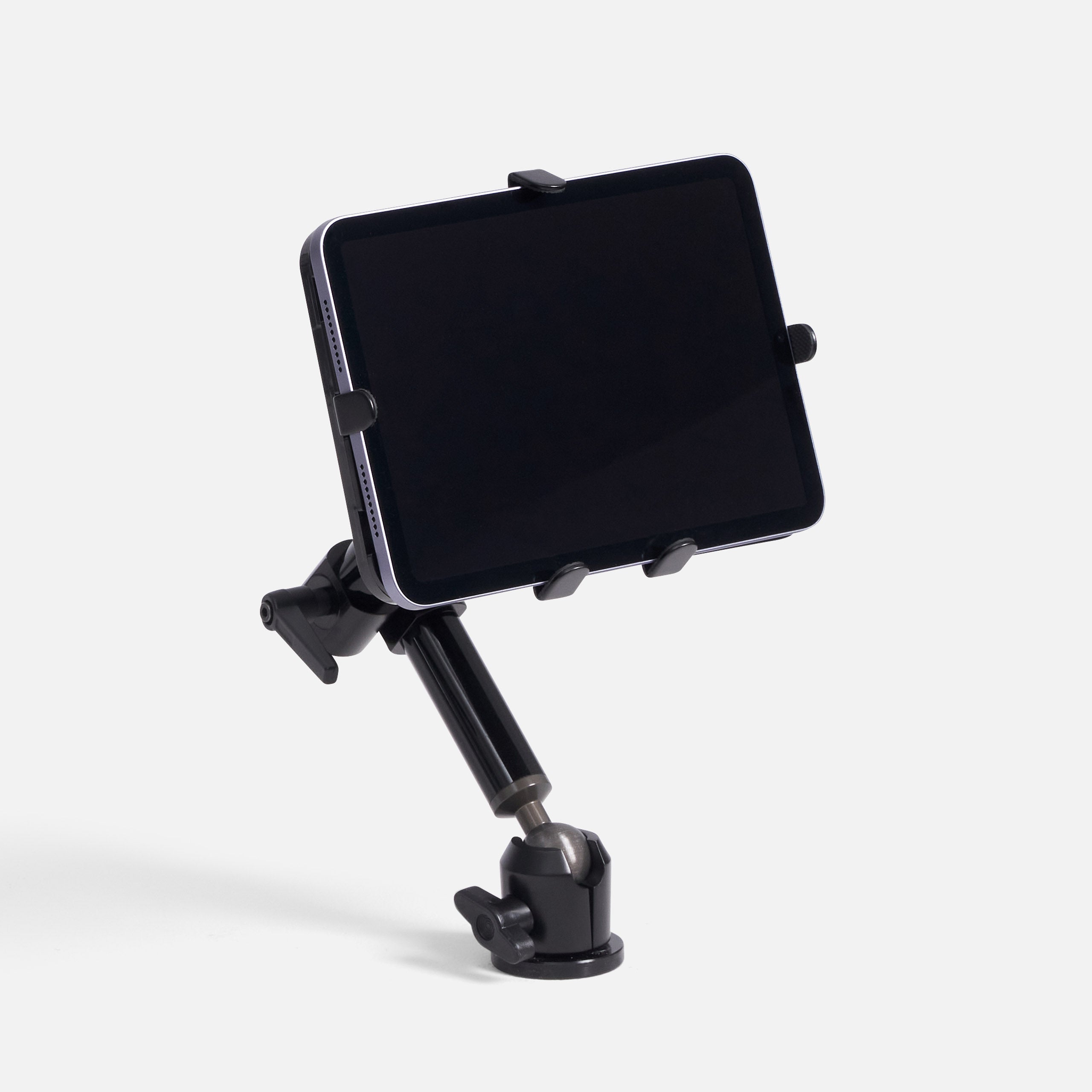 Best iPad Tablet Mount Grip DD 140 - Adjustable Stand Holder for iPad Pro/Air/Mini - Perfect for Bed, Car, Desk, and Kitchen Use