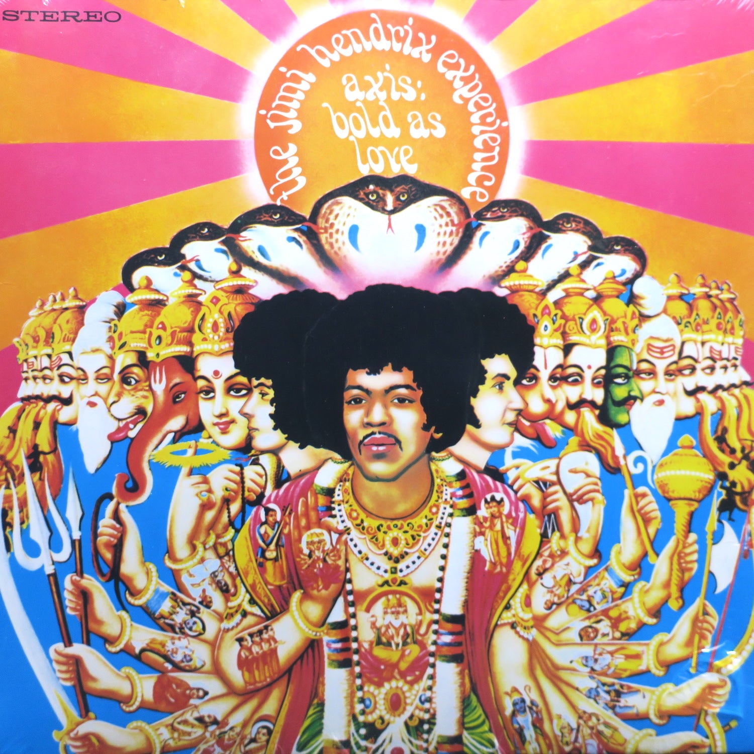 Jimi Hendrix 'Axis: Bold as Love' Stereo Vinyl LP Record - 180 Gram Audiophile Vinyl for Music Collectors & Home Listening