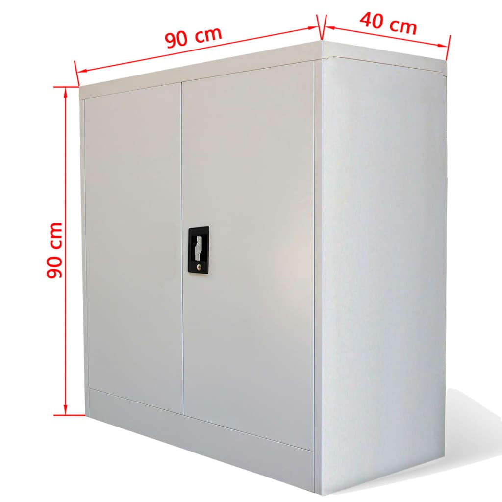 Metal File Cabinet with 2 Doors - Mobile Storage Drawers for Office & Home Organization | Perfect for Documents, Supplies, and Workspace Storage