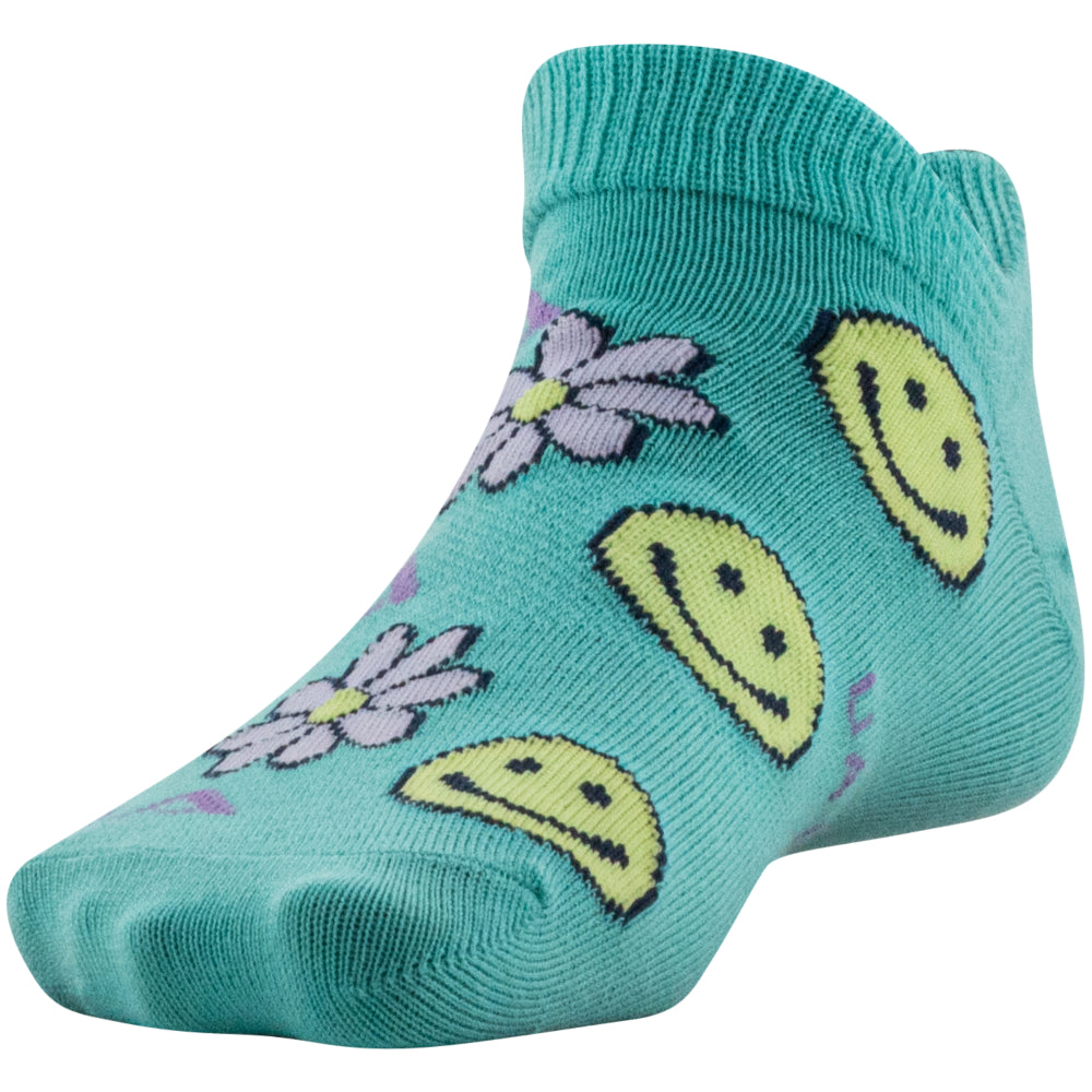Under Armour Youth Essential No Show Socks 6-Pack for Girls - Breathable & Cushioned Athletic Socks for Running, School & Everyday Comfort