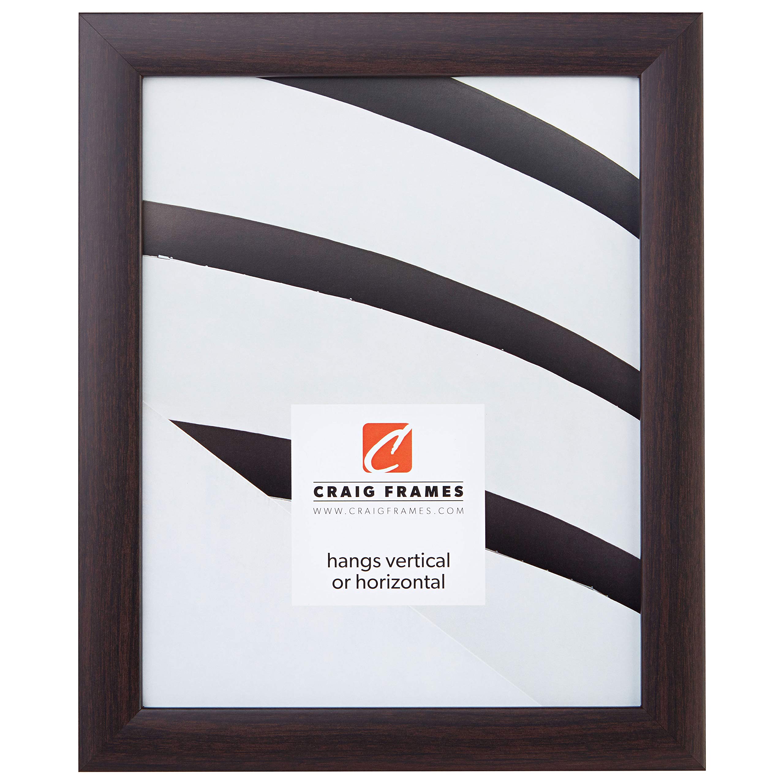 Craig Frames 8.5x11 Walnut Picture Frame - Home & Office Decor