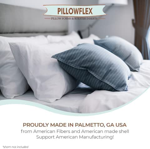 Premium Polyester Throw Pillow Insert 18x18 - Ultra Soft Square Couch Pillow for Sofa, Bed & Chair - Machine Washable Decorative Accent - Perfect for Living Room, Bedroom & Home Decor