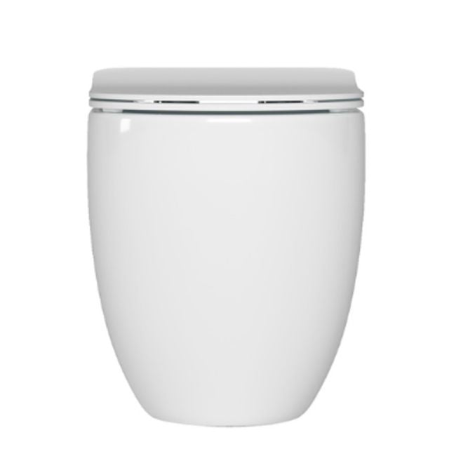 BelBagno Alexander R Rimless Nano Concealed Toilet Suite with Geberit Cistern - Modern Space-Saving Bathroom Solution for Small Apartments & Contemporary Homes