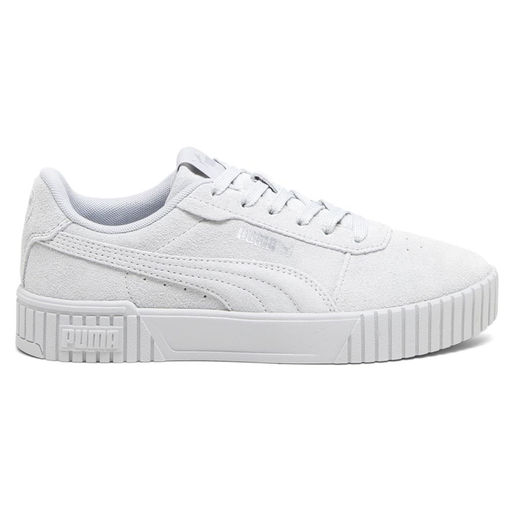 PUMA Women's Carina 2.0 SD Lace-Up Sneakers - Grey Casual Shoes Size 11 M | Comfortable Walking & Gym Shoes for Women | Perfect for Running, Workouts & Everyday Wear