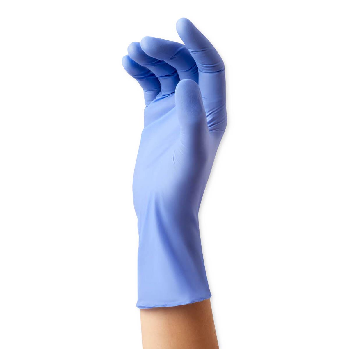 SensiCare Ice Blue Powder-Free Nitrile Exam Gloves - 300 Count, Latex-Free & Hypoallergenic for Medical, Dental, Tattoo & Food Handling Safety