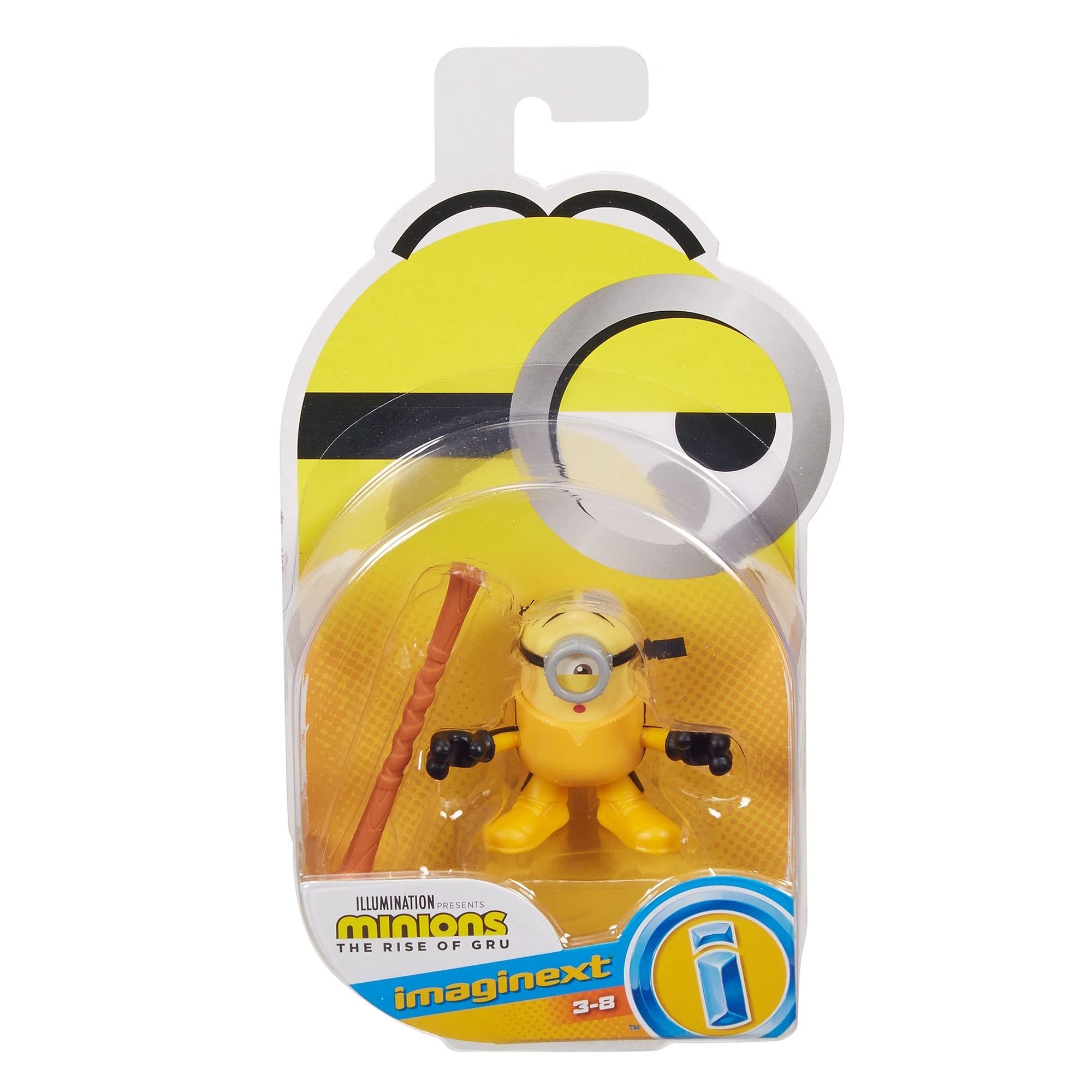 Imaginext One-Eyed Minions Toys from The Rise of Gru - Action Figures for Kids' Playtime & Movie-Themed Collections