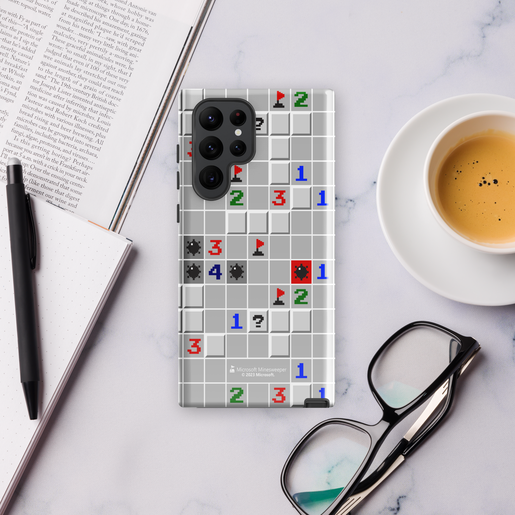 Microsoft Minesweeper Tough Phone Case for Samsung - Durable Protection for Everyday Use & Gaming