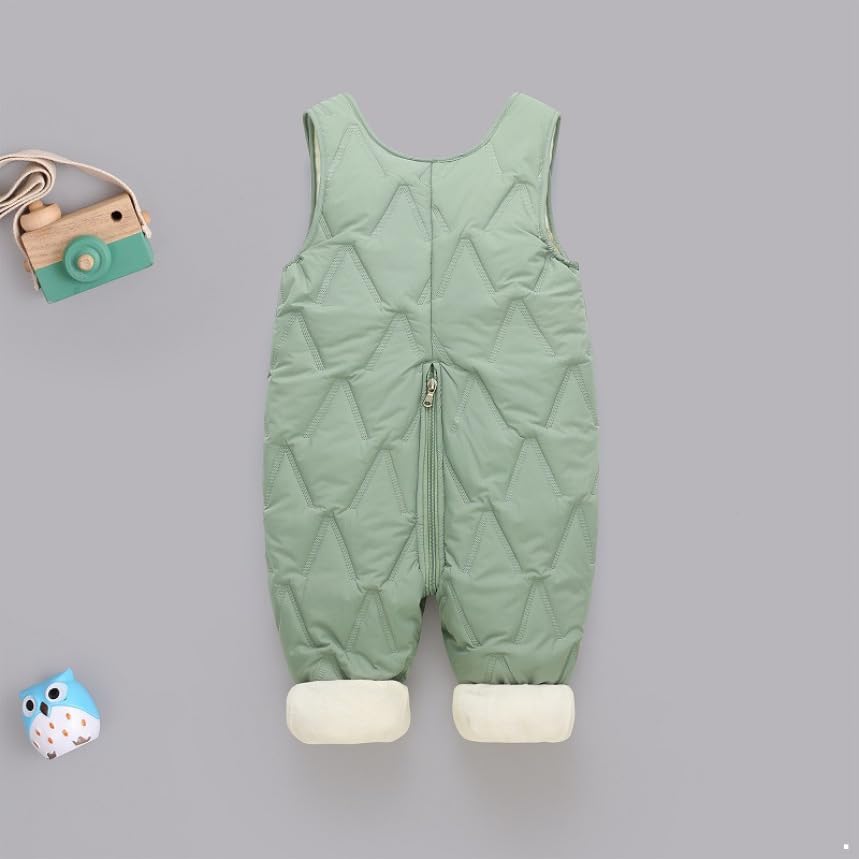 Yartina Toddler Baby Snow Pants - Winter Fleece Puffer Bib Overalls with Pockets | Warm Snowsuit Jumpsuit for Boys & Girls | Perfect for Snow Play, Sledding & Outdoor Winter Activities