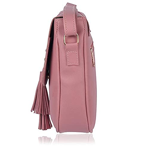 SHAMRIZ Women's Adjustable Strap Sling Bag with Tassel - Stylish Crossbody Purse for Daily Use, Travel & Shopping | Fashion Handbag for Women