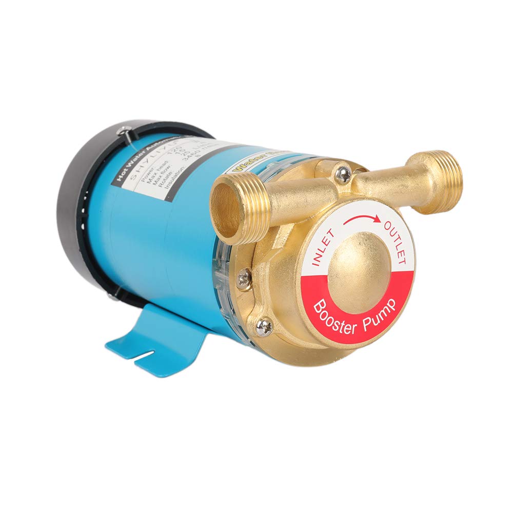 115V 120W 1 Inch Outlet Automatic Home Pressure Booster Pump with Water Flow Switch - Whole House Water System, Shower & Garden Irrigation Booster