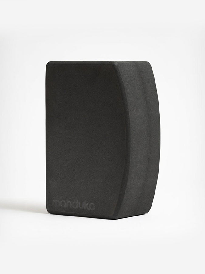Manduka unBLOCK Recycled Foam Yoga Block - Eco-Friendly Support for Yoga, Pilates & Stretching - Ideal for Home & Studio Workouts