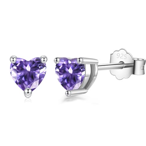 C4-Heart cz-Amethyst