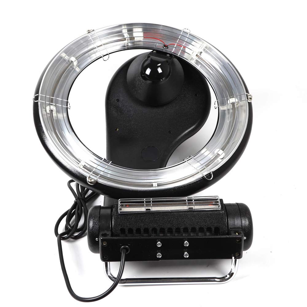 1KW Professional Hair Dryer & Salon Perming Machine - 3-in-1 Orbiting Hair Steamer with Rolling Base for Salon & Home Use - Perfect for Hair Coloring, Perming & Styling Treatments
