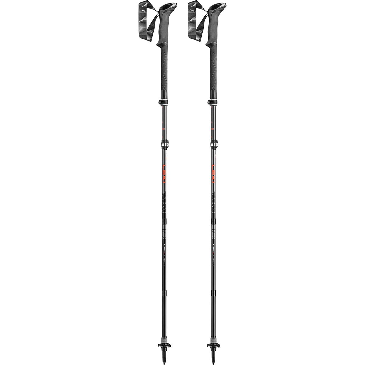 LEKI Makalu FX Carbon AS Adjustable Lightweight Trekking Poles for Hiking, Backpacking & Mountain Climbing - Perfect for Outdoor Adventures & Trail Exploration