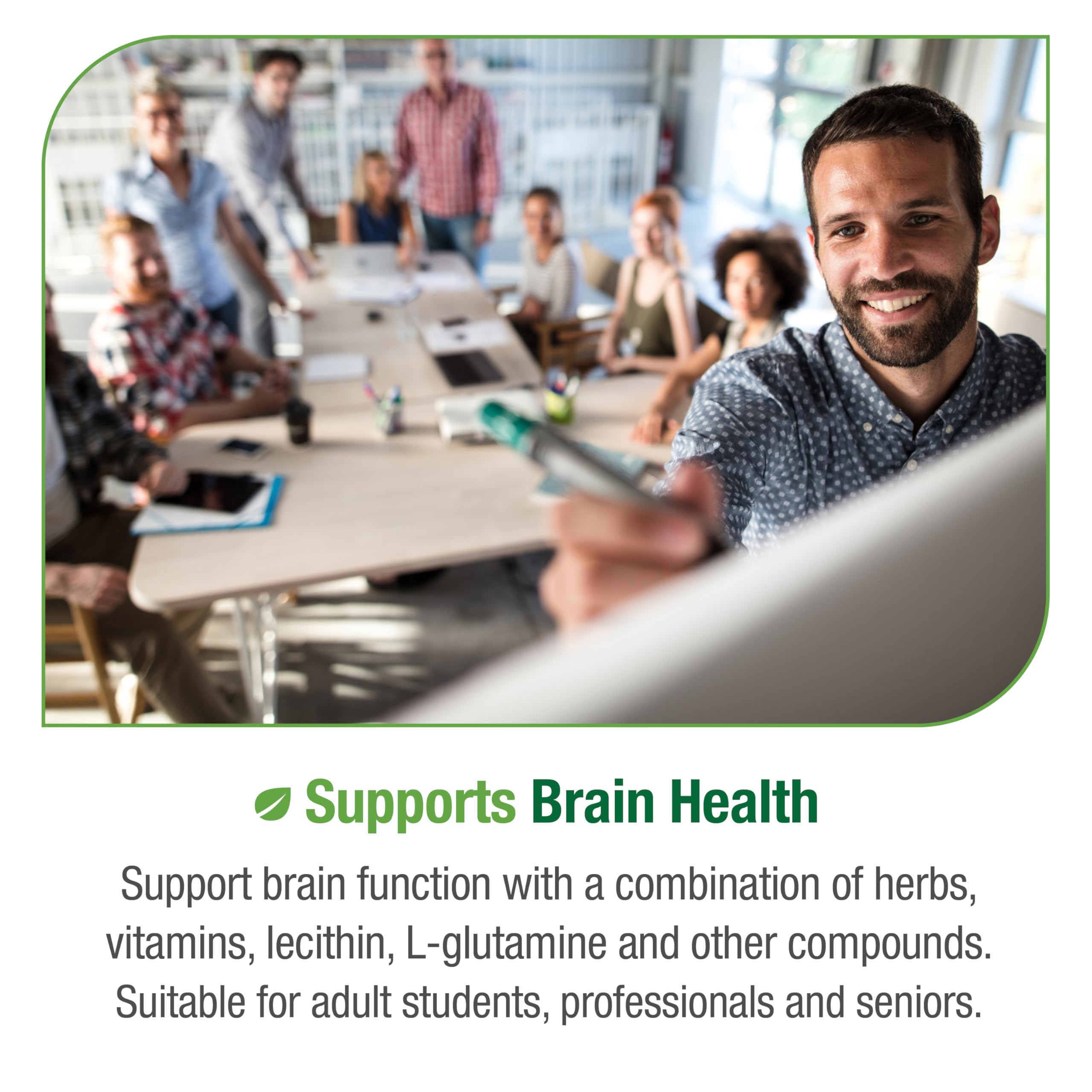BELL Brain Function Supplement - 60 Capsules for Memory, Focus & Cognitive Support - Enhance Mental Clarity & Concentration for Work & Study
