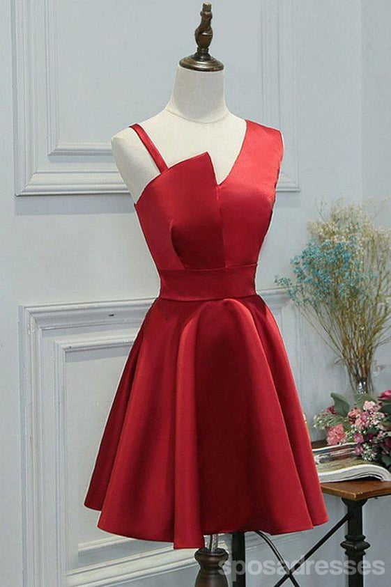 Elegant Simple Unique Red Short Homecoming Dresses for Women - Affordable Prom Dresses Online (Style CM565) | Perfect for High School Dances, Parties & Special Occasions