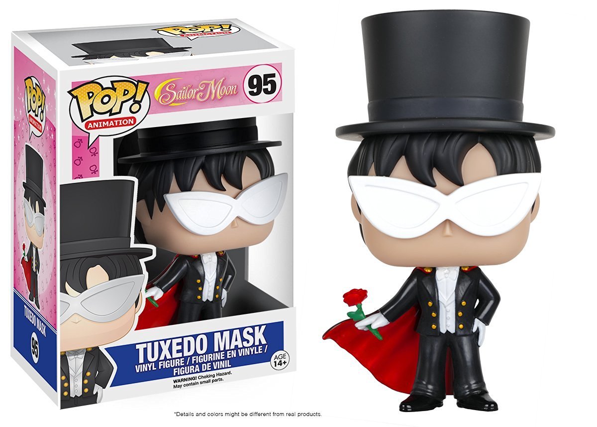 Funko POP Anime: Sailor Moon - Tuxedo Mask Collectible Action Figure | Perfect Gift for Anime Fans & Collectors | Display for Home, Office, or Anime-Themed Parties