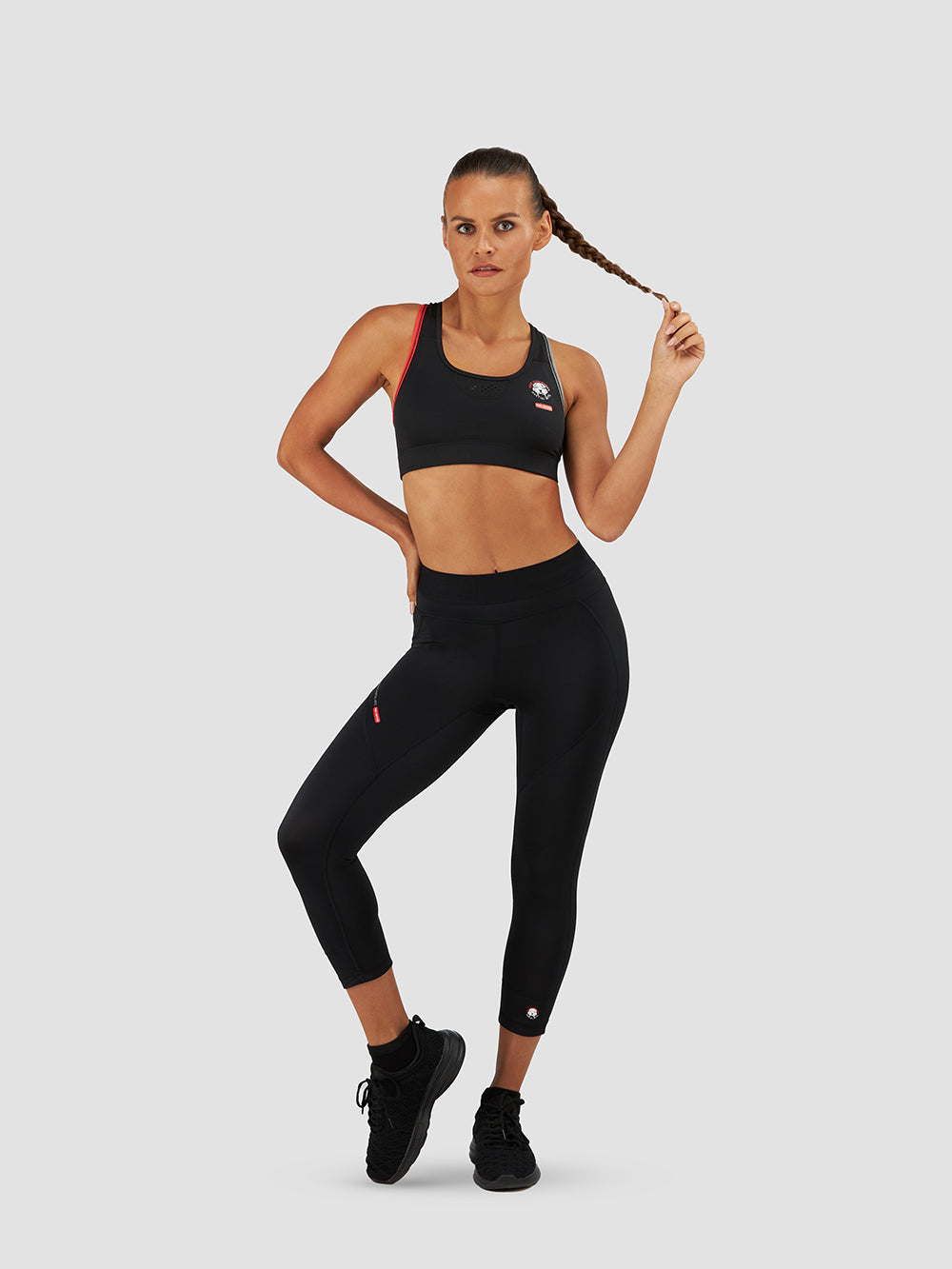 Warrior Women's Capri Yoga Pants - High Waisted Workout Leggings for Running, Gym & Lounge - Breathable Stretchy Activewear for Women