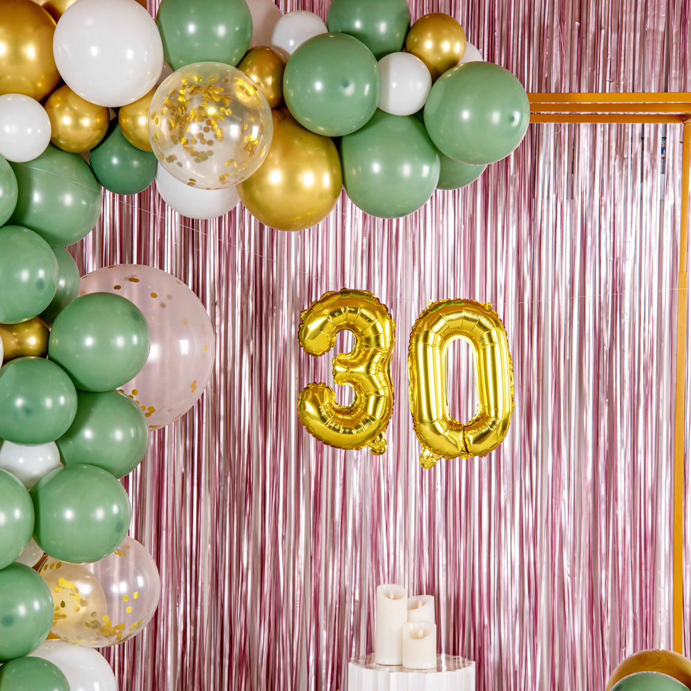 Balloonify Gold Mylar Number 3 Balloon - 16 Inch Large Foil Balloon for Birthday Party Decorations, Baby Showers & Anniversary Celebrations - 1 Count Box