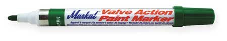 Green Valve Action Paint Marker - Premium Industrial & DIY Paint Pen for Metal, Wood, Glass - Perfect for Crafts, Signage & Automotive Touch-Ups