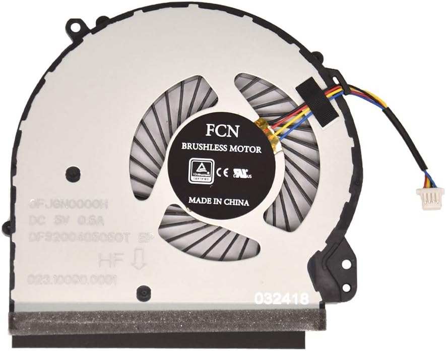 Original HP 17 X 17T X 17 Y 17Z Y Laptop CPU Cooling Fan Replacement 856681-001 - Compatible with HP 17 Series Laptops for Overheating Prevention & Performance Boost