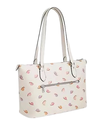 Coach Gallery Tote Bag with Snail Print - Stylish Leather Handbag for Women | Perfect for Work, Travel & Everyday Use