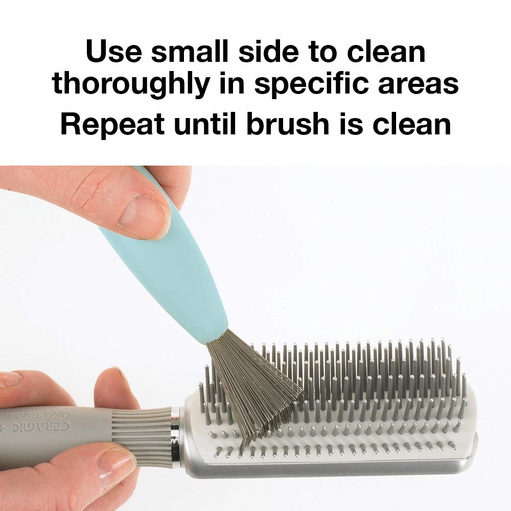 Olivia Garden Brush Cleaner - Deep Cleaning for Hair Brushes & Combs | Perfect for Salons, Home Use & Travel | Gentle & Effective Brush Care Solution