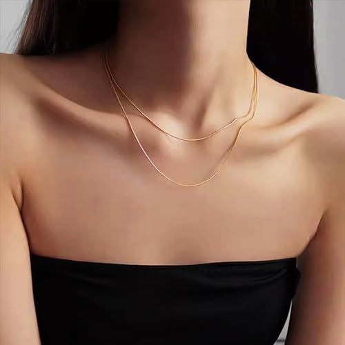 Two Layer Titanium B Snake Chain
