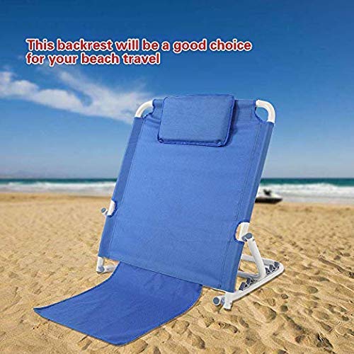 Blue Surgical Back Rest for Patients - Comfortable Medical Support for Post-Surgery Recovery & Hospital Bed Rest
