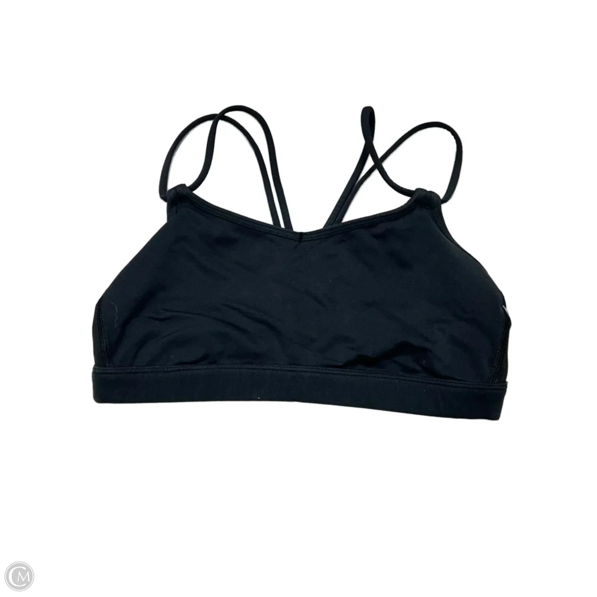Lululemon Women's Black Athletic Sports Bra Size S - High Support Workout Top for Running, Yoga & Gym