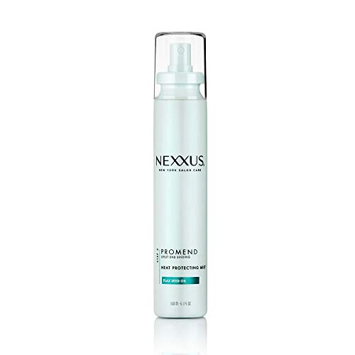 Nexxus Promend Heat Protecting Mist for Damaged Hair - 5.1 oz Split Ends Treatment & Thermal Shield - Perfect for Blow Drying, Straightening & Styling