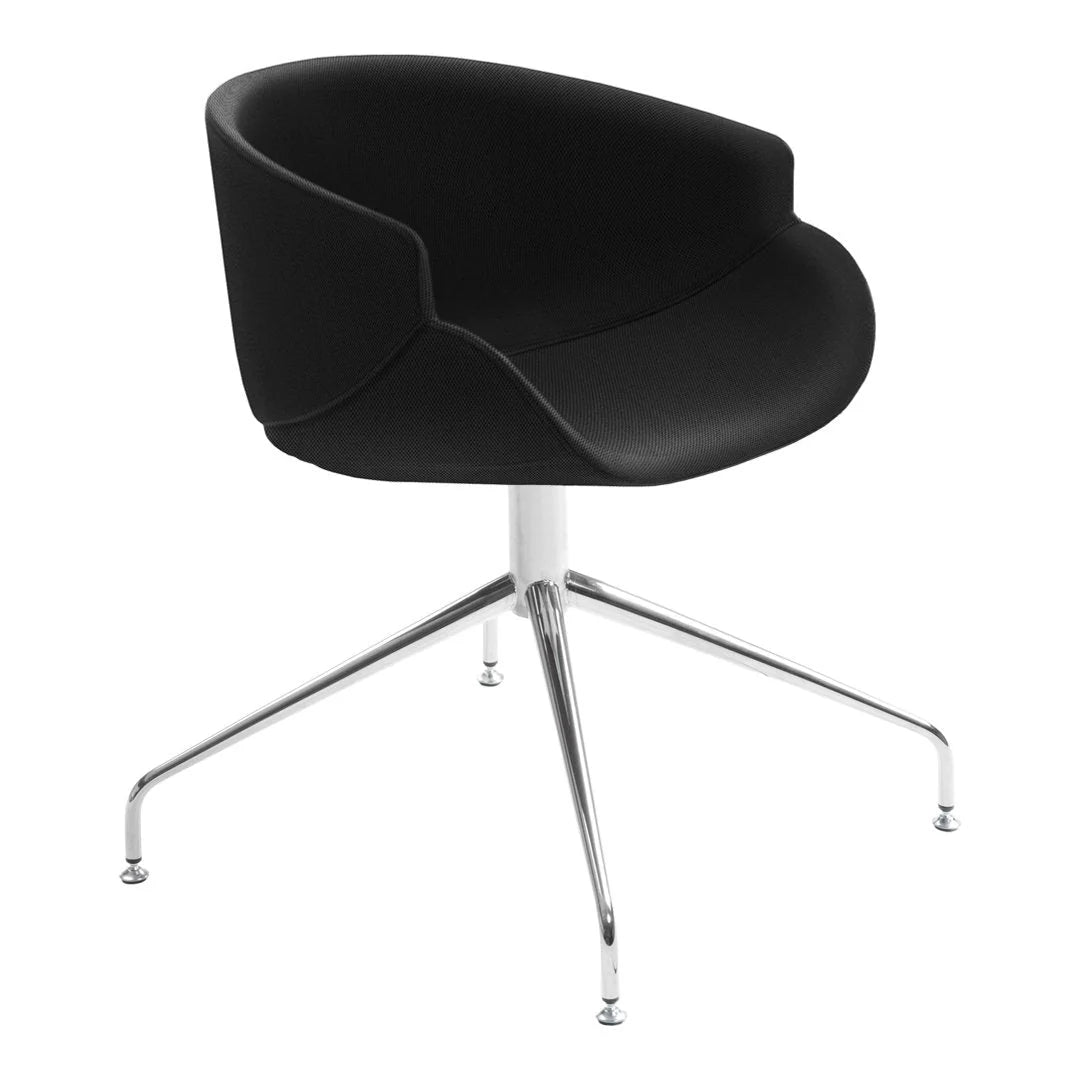 B Line Bix Dining Chair with Spoke Base - Modern Kitchen & Dining Room Furniture for Home & Restaurant Use