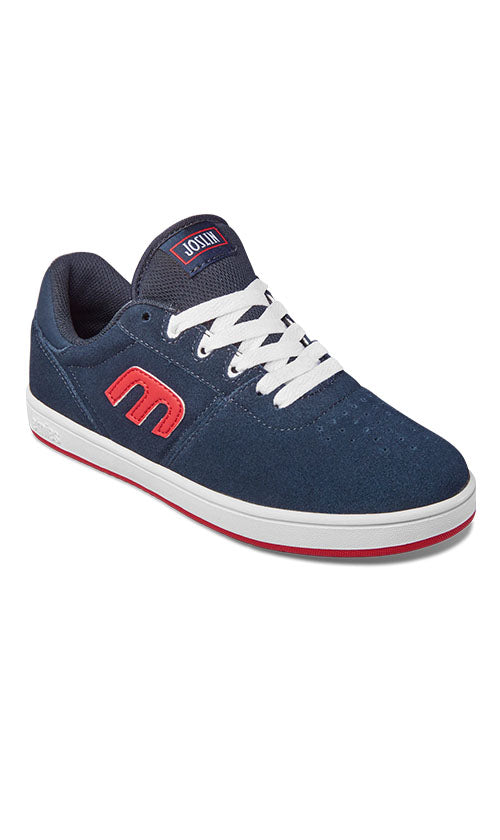 Etnies Joslin Youth Skate Shoes for Boys & Girls - Navy/Red/White | Lightweight & Durable for Skateboarding, Streetwear & Casual Wear