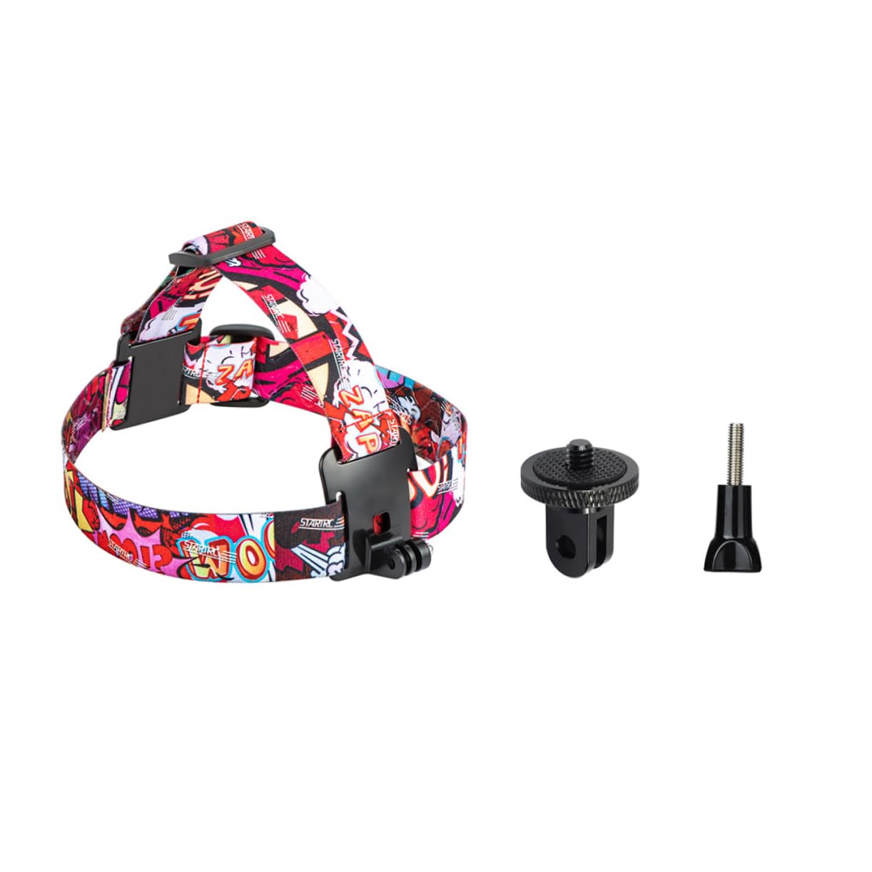 HOMSFOU Sports Camera Headset with Elastic Band - HD Video Recording for Action, Cycling, Running & Outdoor Adventures