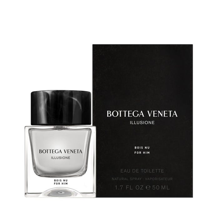 Bottega Veneta Illusione Bois Nu 50ML Eau de Toilette Spray for Men - Luxury Woody Fragrance for Date Night & Special Occasions