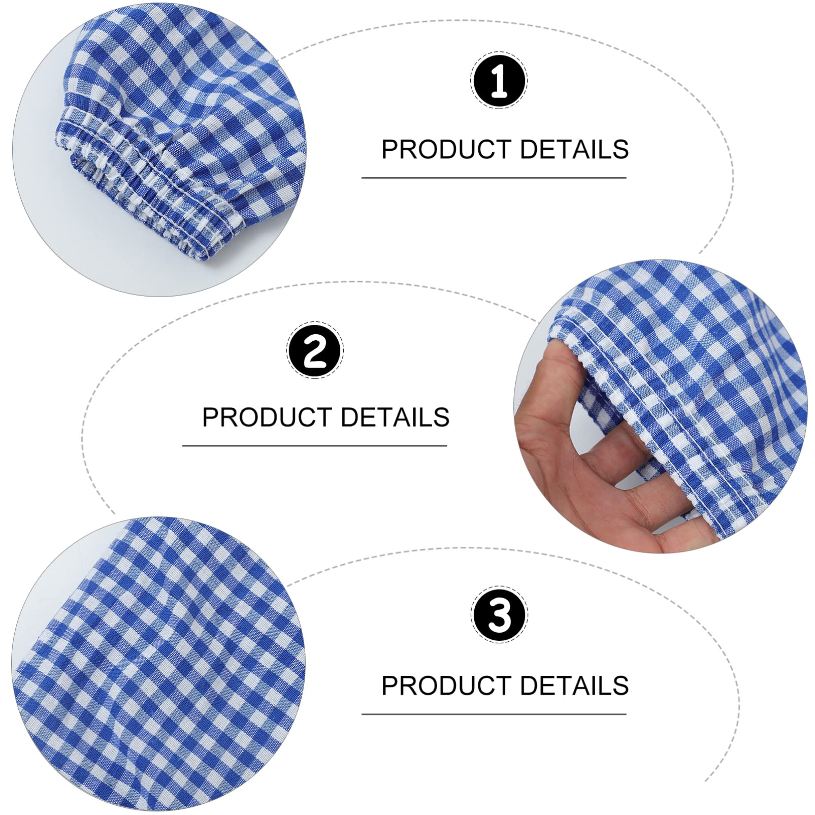 Abaodam 3 Pairs Oilproof Plaid Arm Sleeves - Forearm Protectors for Kitchen Cooking, Dish Washing, Car Detailing, Painting & Dog Grooming | Durable Oversleeves for Work & Home Use