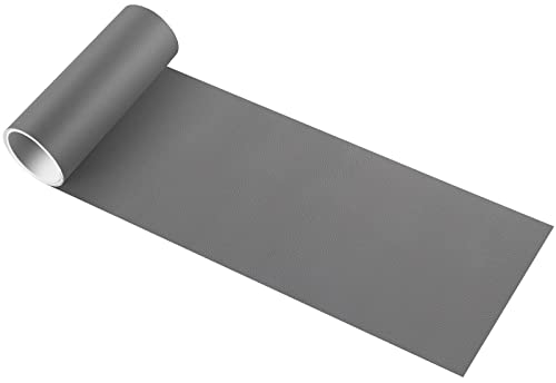 Cahomo Large Leather Repair Patch Kit - 3.93x63 Inch Self-Adhesive Tape for Couches, Car Seats, Furniture, Jackets, Shoes & Bags (Dark Grey) - Perfect for Home, Office & Vehicle Interior Repairs