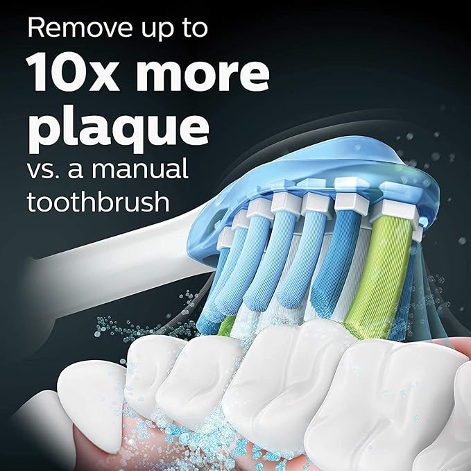 PHILIPS Sonicare DiamondClean 9000 HX9911/75 Rechargeable Electric Toothbrush - Black | Advanced Sonic Technology for Professional Dental Care | Perfect for Travel & Home Use