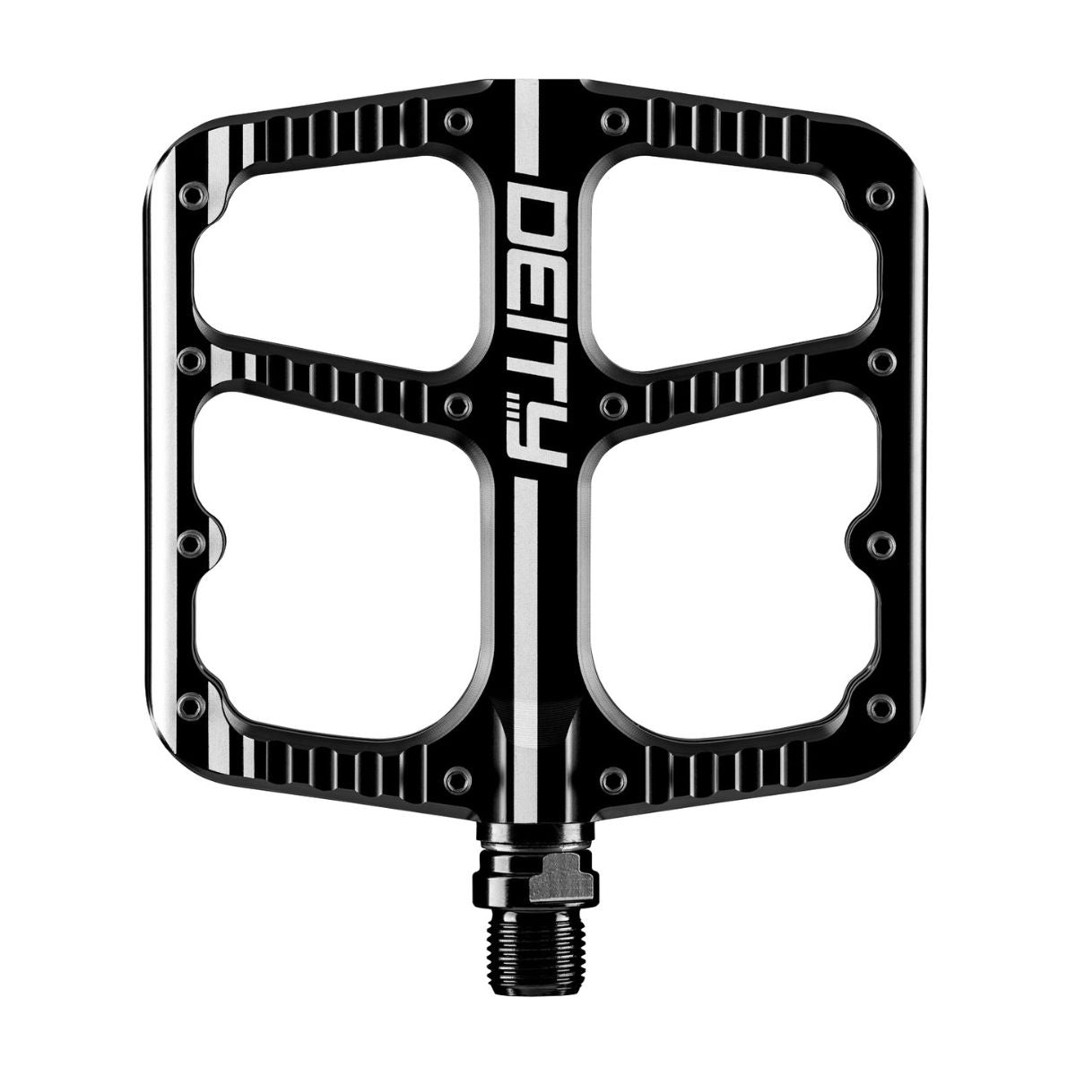 Deity Flat Trak Pedal - High-Performance BMX & Mountain Bike Pedals for Extreme Sports & Cycling Enthusiasts | Ideal for Dirt Jumps, Street Riding & Trail Adventures