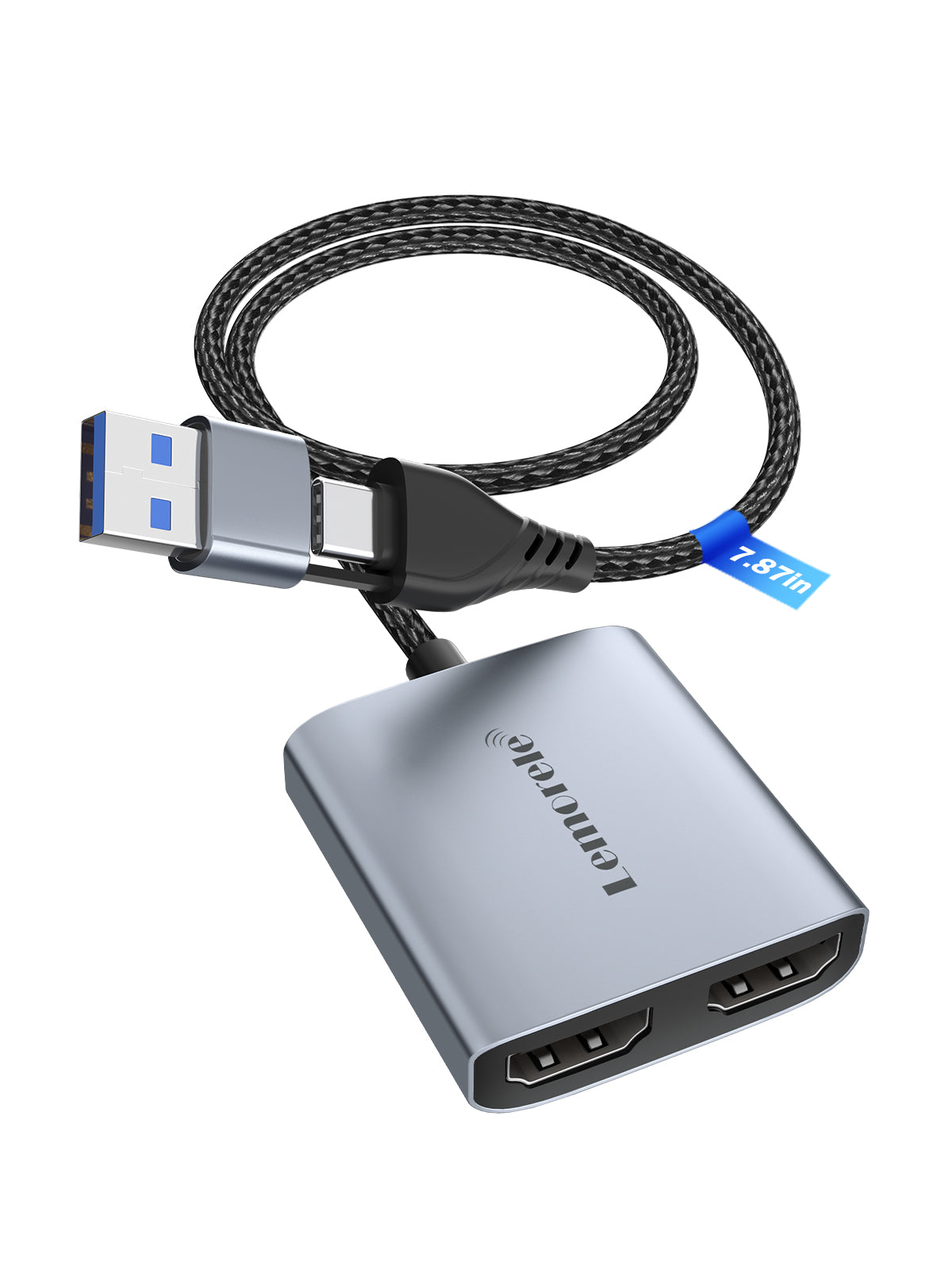 Lemorele 1080P HD Video Capture Card with USB 3.0 - AC07 Model for Live Streaming, Gaming & Recording - Perfect for Twitch, YouTube & PS5/Xbox Gameplay