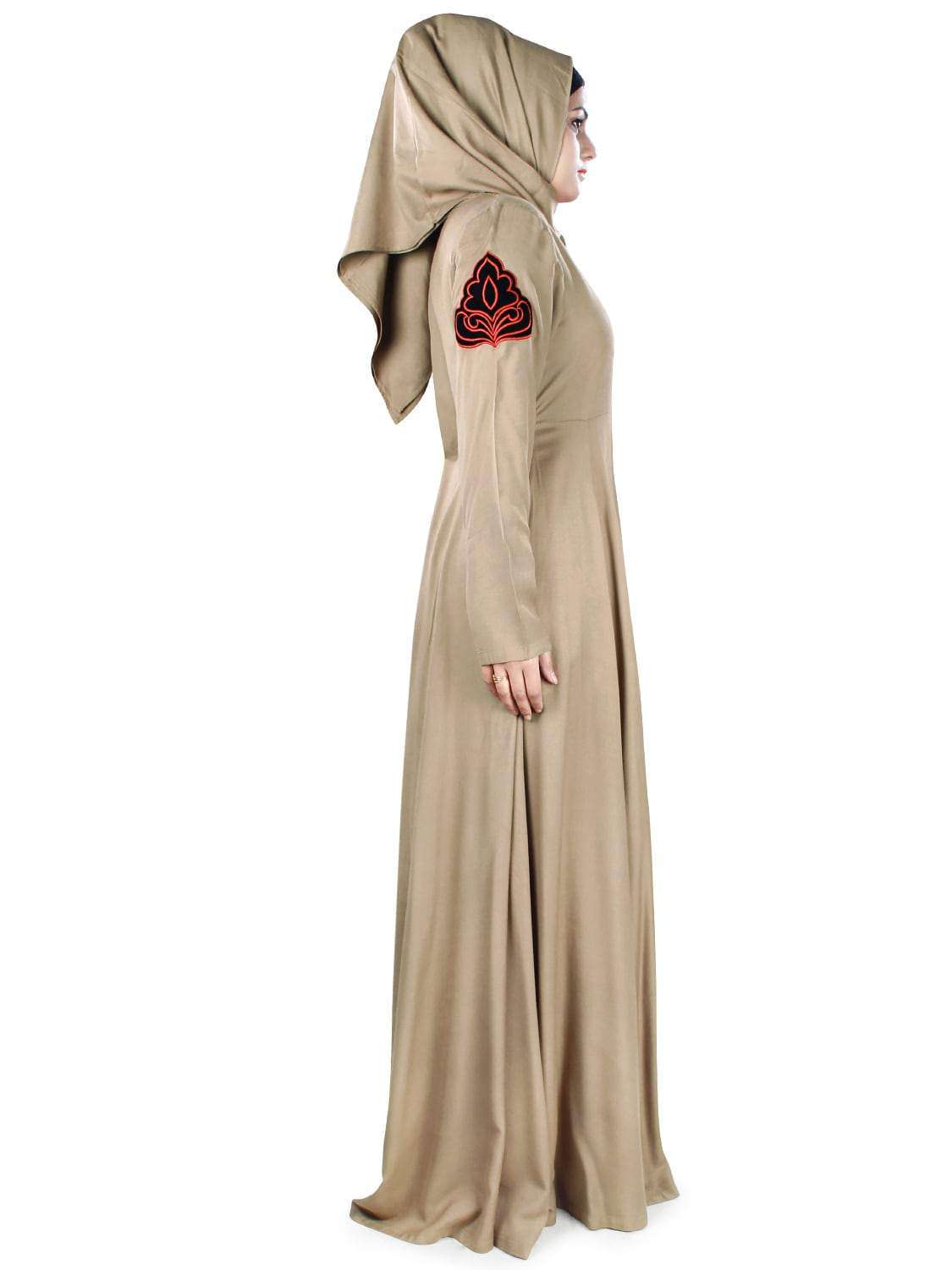 Elegant Arzu Rayon Abaya Dress for Women - Modest Islamic Prayer Gown - Perfect for Mosque, Eid, and Special Occasions