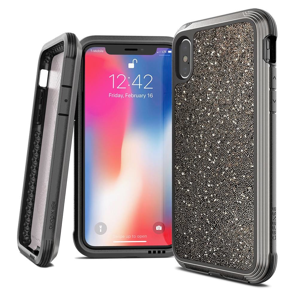 X Doria Defense 3M Drop Certified Case for iPhone XS Max - Glitter Protective Cover | Shockproof & Scratch Resistant | Perfect for Everyday Use, Travel & Outdoor Activities